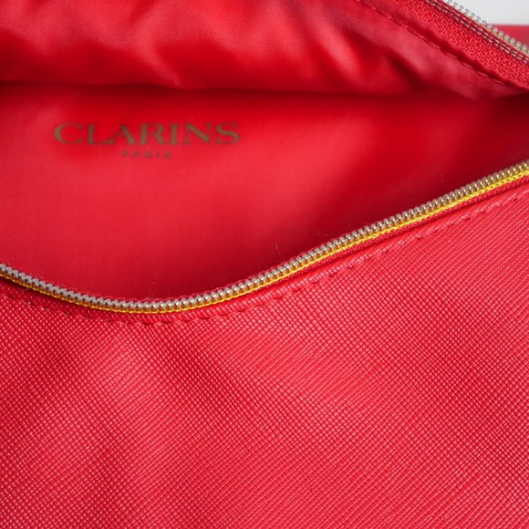 Clarins Cosmetic Bag Red - Picture 2 of 5